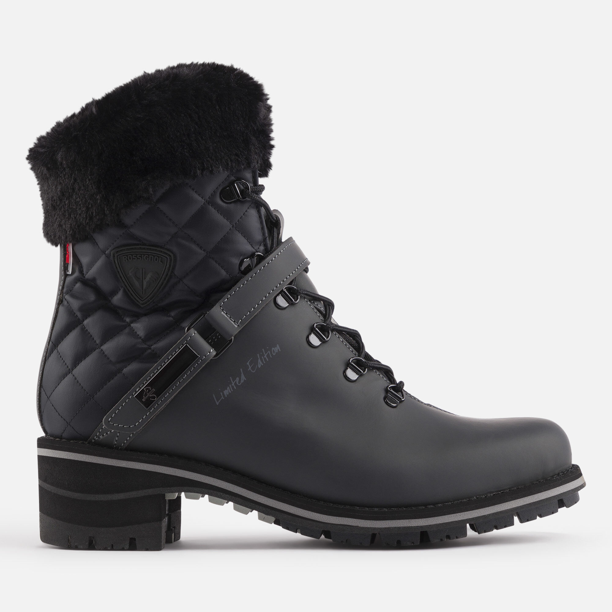 1907 Megeve Black Damenstiefel